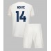 Nottingham Forest Dan Ndoye #14 Bortedraktsett Barn 2025-26 Korte ermer (+ Korte bukser)